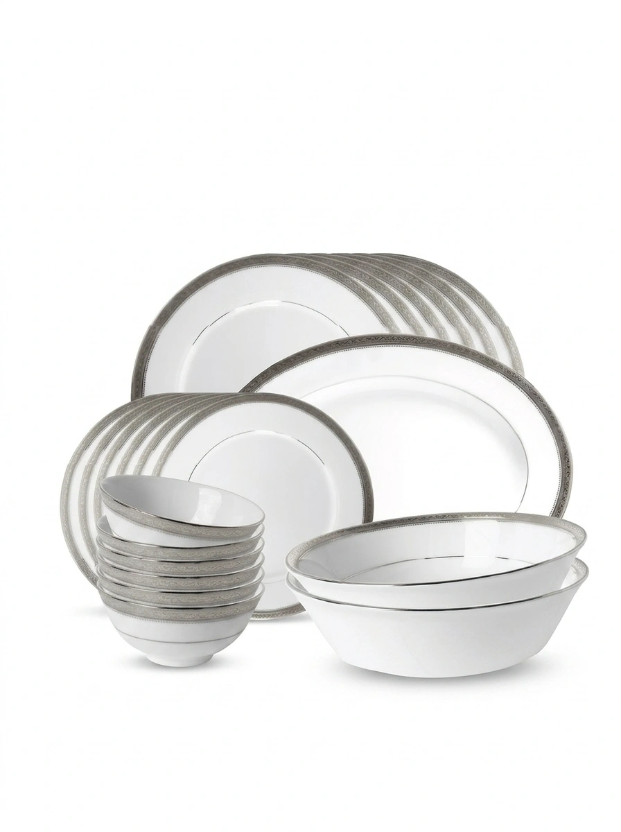 Signature Platinum Dinner Set 45 Pc